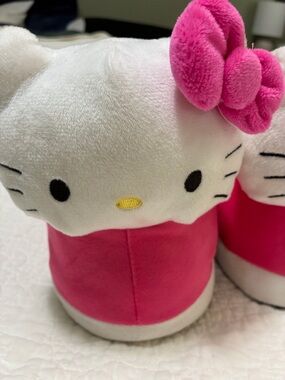 Hello Kitty Pink and White Slippers